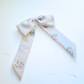 Fleur white ditsy floral hair bow