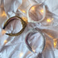 Gold Tinsel Sparkle Knot Headband